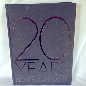 Stunning DOLCE & CABBANA 20 YEARS Celebration Catalog